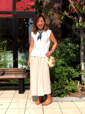 石野 由佳さん(レディース・167cm)の夏コーディネート