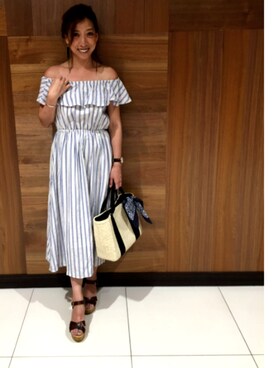 石野 由佳さん（レディース・167cm）の夏コーディネート