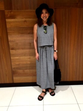 石野 由佳さん（レディース・167cm）の夏コーディネート