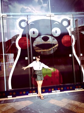 「VANS（バンズ）のアイテム（ビーチサンダル）」を使った、Hollyさん（レディース・160cm）の秋コーディネート