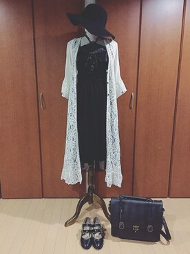 「axes femme（アクシーズファム）のアイテム（キャミソール）」を使った、S.H.さん（レディース・151cm）の夏コーディネート