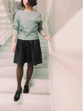 いんげんちゃんさん（レディース・160cm）の春コーディネート