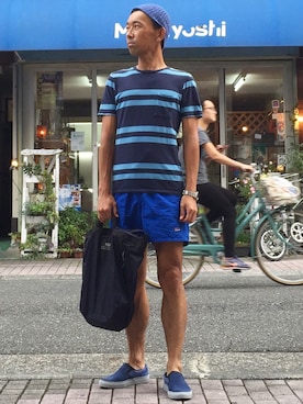 「DIEMME（ディエッメ）のアイテム（シューズ）」を使った、goodmankobaさん（メンズ・176cm）の夏コーディネート