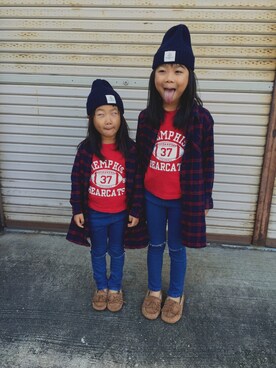 しーかえさん(キッズ・125cm)の秋コーディネート