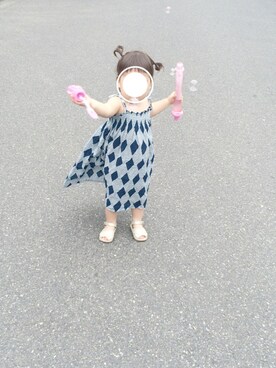 「bobochoses」｜「アイテム（ワンピース/ドレス）」を使った、ha________taさん（キッズ・90cm）の夏コーディネート