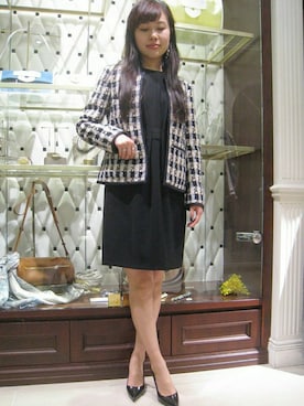 「FIGARO Paris（フィガロパリ）のアイテム（ジャケット/アウター）」を使った、mmmさん（レディース・161cm）の春コーディネート