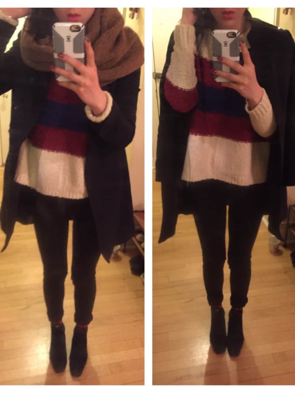 「WOMEN、winter」｜「FOREVER 21のアイテム（ニット/セーター、その他）」を使った、mengchengfengさん（レディース・173cm）の冬コーディネートの1枚目の写真
