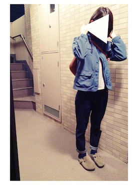 「PAR ICI（パーリッシィ）のアイテム（マウンテンパーカー）」を使った、fuさん（レディース・162cm）の秋コーディネート