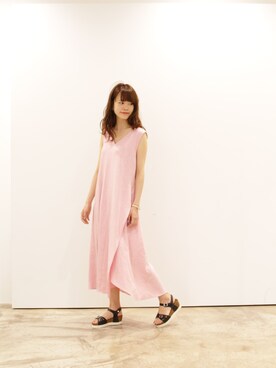 「SESTO（セスト）のアイテム」を使った、SESTOさん（レディース・158cm）の夏コーディネート