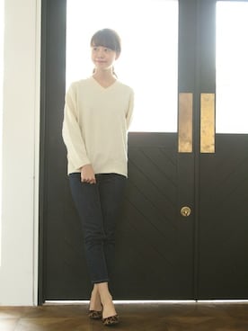 「SESTO（セスト）のアイテム」を使った、SESTOさん（レディース・158cm）の秋コーディネート