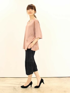 「SESTO（セスト）のアイテム」を使った、SESTOさん（レディース・158cm）の秋コーディネート