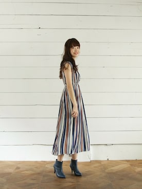 「SESTO（セスト）のアイテム」を使った、SESTOさん（レディース・158cm）の秋コーディネート