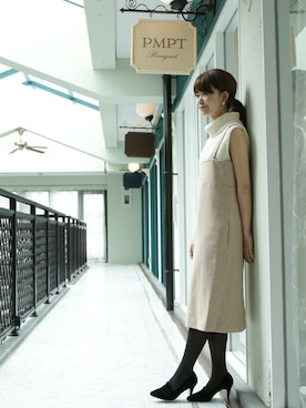 「SESTO（セスト）のアイテム」を使った、SESTOさん（レディース・158cm）の秋コーディネート