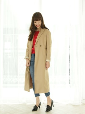 「SESTO（セスト）のアイテム」を使った、SESTOさん（レディース・158cm）の秋コーディネート