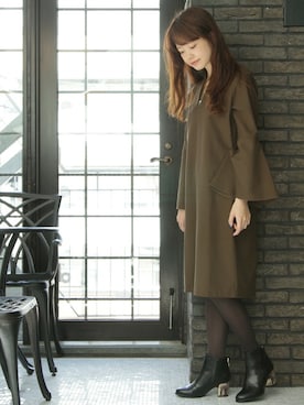 「ベルスリーブ」｜SESTOさん（レディース・158cm）の秋コーディネート