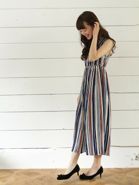 「SESTO（セスト）のアイテム」を使った、SESTOさん（レディース・158cm）の秋コーディネート