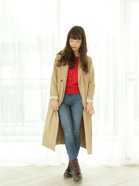 「SESTO（セスト）のアイテム」を使った、SESTOさん（レディース・158cm）の秋コーディネート