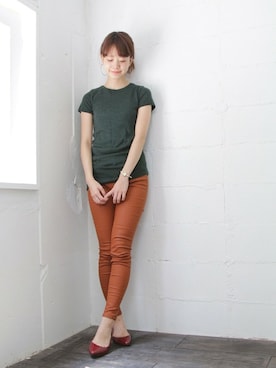 「SESTO（セスト）のアイテム」を使った、SESTOさん（レディース・158cm）の秋コーディネート