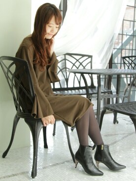 「フレアスリーブ」｜SESTOさん（レディース・158cm）の秋コーディネート