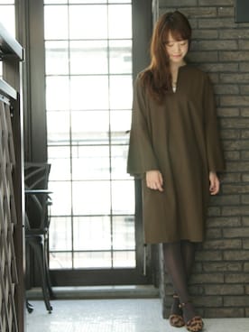 「フレアスリーブ」｜SESTOさん（レディース・158cm）の秋コーディネート