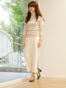 「SESTO（セスト）のアイテム」を使った、SESTOさん（レディース・158cm）の秋コーディネート