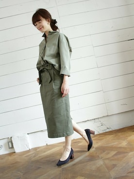 「SESTO（セスト）のアイテム」を使った、SESTOさん（レディース・158cm）の秋コーディネート