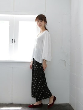 「SESTO（セスト）のアイテム」を使った、SESTOさん（レディース・158cm）の秋コーディネート