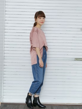 「SESTO（セスト）のアイテム（ブーツ）」を使った、SESTOさん（レディース・158cm）の秋コーディネート
