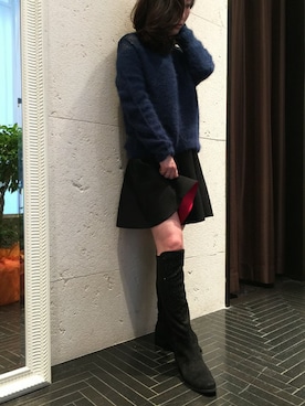 「Desert　Rose（デザートローズ）のアイテム」を使った、Desert Rose_staff150さん（レディース・154cm）の冬コーディネート