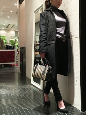 「RINASCIMENTO（リナシメント）のアイテム」を使った、Desert Rose_staff150さん（レディース・154cm）の冬コーディネート