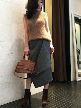 「Desert　Rose（デザートローズ）のアイテム」を使った、Desert Rose_staff150さん（レディース・154cm）の冬コーディネート