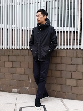 「モードストリート」｜「アイテム（マウンテンパーカー）」を使った、Masaki Meguroさん（メンズ・171cm）の秋コーディネート