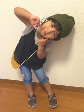 k.rimuさん（キッズ・90cm）の夏コーディネート