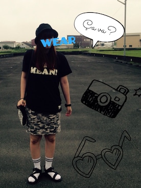 みーあに。さん（レディース・160cm）の夏コーディネート