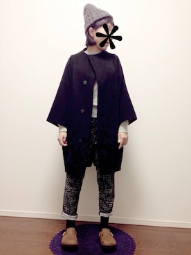 「nitca（ニトカ）のアイテム（その他アウター）」を使った、こけしさん（レディース・148cm）の秋コーディネート