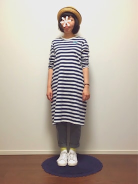 「maillot（マイヨ）のアイテム（ワンピース/ドレス）」を使った、こけしさん（レディース・148cm）の春コーディネート