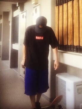 「REAL（リアル）のアイテム」を使った、🍁💩swipe💩🍁さん（メンズ・177cm）の夏コーディネート