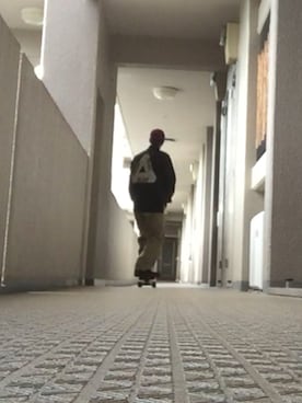 「スケボー」｜「アイテム（その他アウター）」を使った、🍁💩swipe💩🍁さん（メンズ・177cm）の秋コーディネート