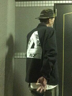 「スケボー」｜「アイテム（その他アウター）」を使った、🍁💩swipe💩🍁さん（メンズ・177cm）の秋コーディネート