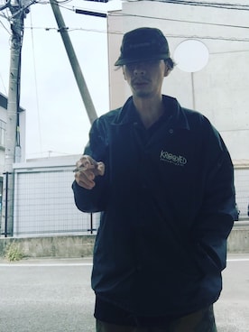 「KROOKED（クルックト）のアイテム」を使った、🍁💩swipe💩🍁さん（メンズ・177cm）の秋コーディネート