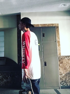 「palace」｜「アイテム（その他）」を使った、🍁💩swipe💩🍁さん（メンズ・177cm）の秋コーディネート