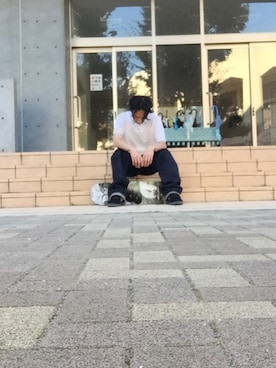 「palace」｜「アイテム（その他）」を使った、🍁💩swipe💩🍁さん（メンズ・177cm）の秋コーディネート