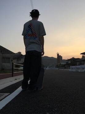 「palace」｜「アイテム（その他）」を使った、🍁💩swipe💩🍁さん（メンズ・177cm）の秋コーディネート