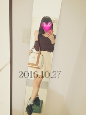 「ブランチ」｜akoさん（レディース・161cm）の秋コーディネート