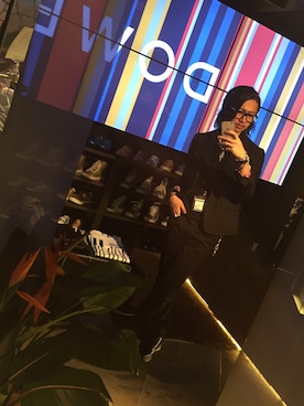 「DOWBL（ダブル）のアイテム（ジャケット/アウター）」を使った、藍澤弦太さん（メンズ・178cm）の冬コーディネート