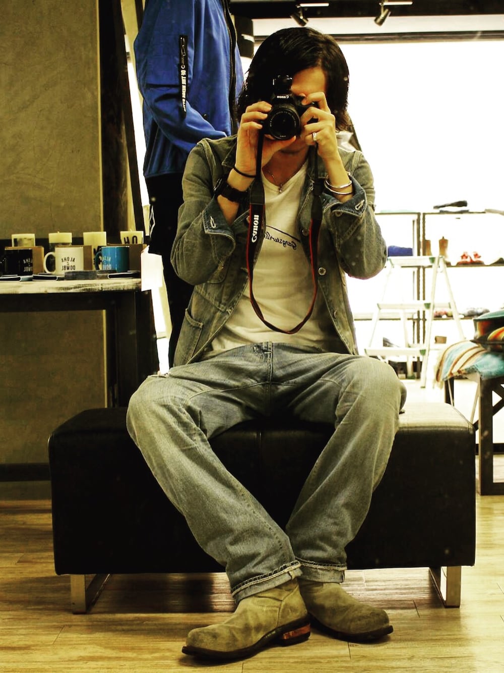 OF THE NEIGE STYLEのライダースジャケットを使った人気ファッション