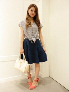 sachiさん（レディース・154cm）の夏コーディネート