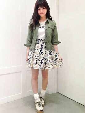 sachiさん（レディース・154cm）の春コーディネート