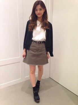 「へザー」｜「アイテム（ブルゾン）」を使った、sachiさん（レディース・154cm）の夏コーディネート