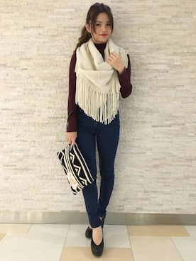 「へザー」｜「アイテム（パンプス）」を使った、sachiさん（レディース・154cm）の秋コーディネート